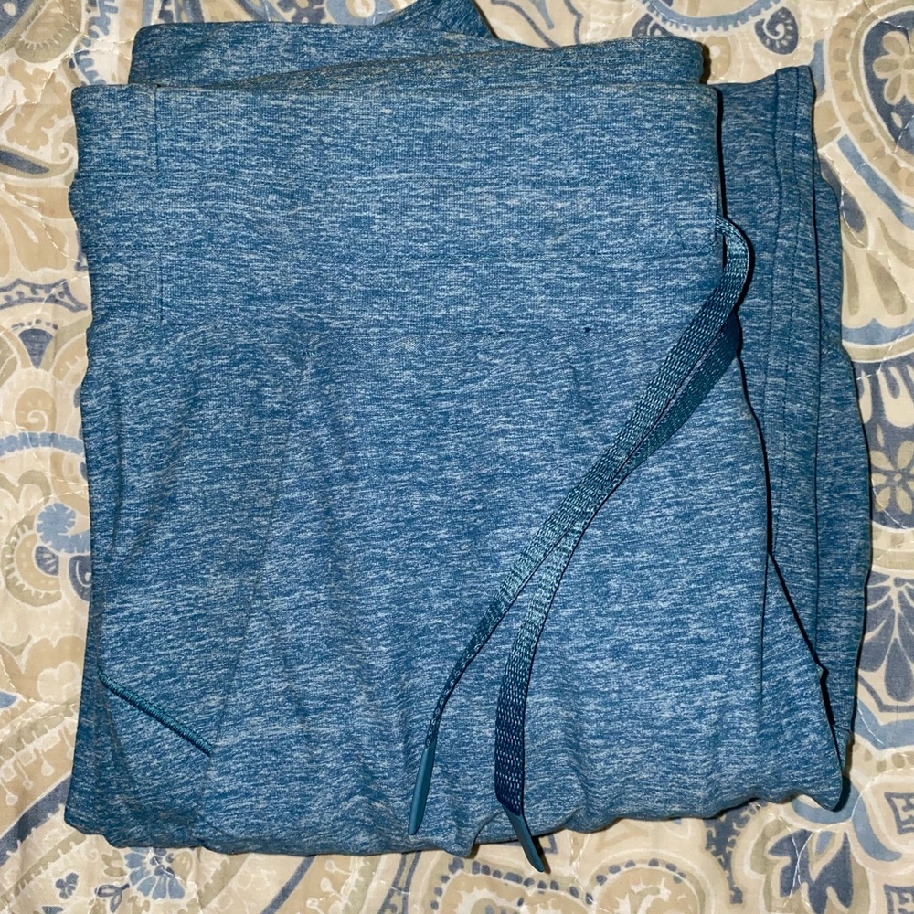heathered tidewater teal lululemon ready to rulu joggers